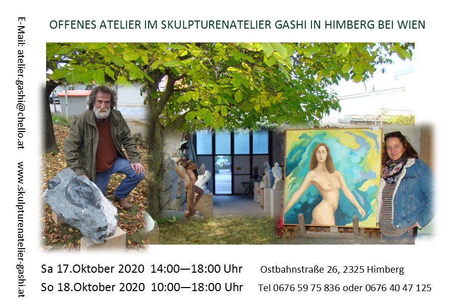 Offenes Atelier Barbara und Destan Gashi, Himberg, 2020